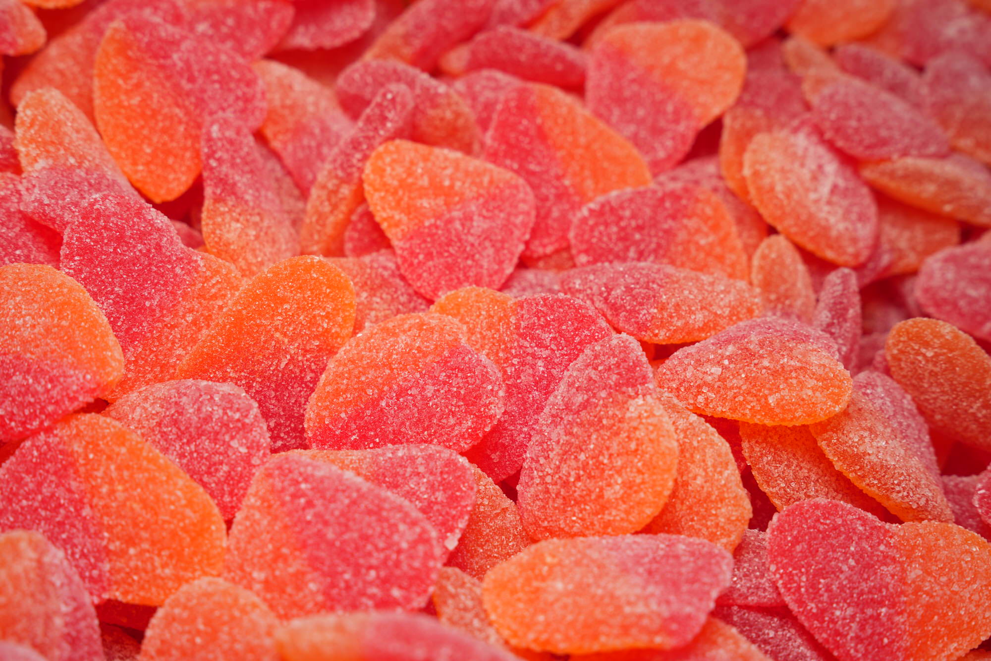 Strawberry & Peach Hearts