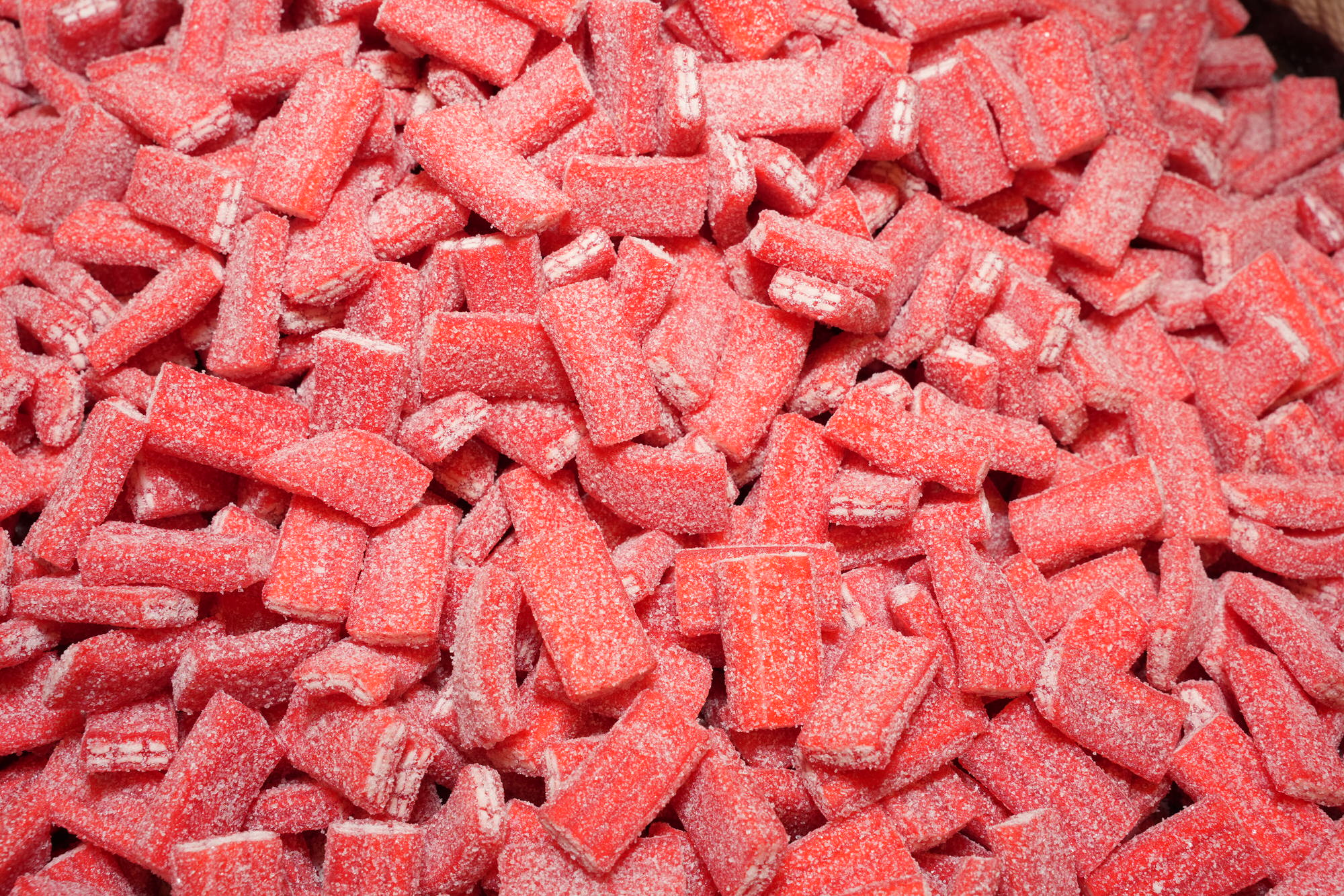 Sour Strawberry Bricks