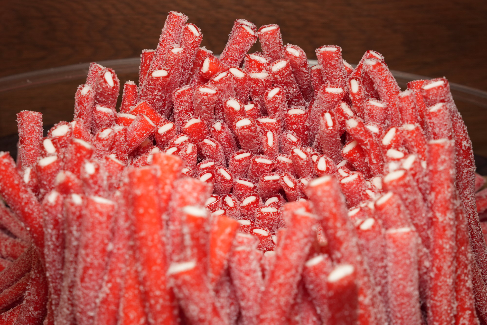 Sour Strawberry Tubes