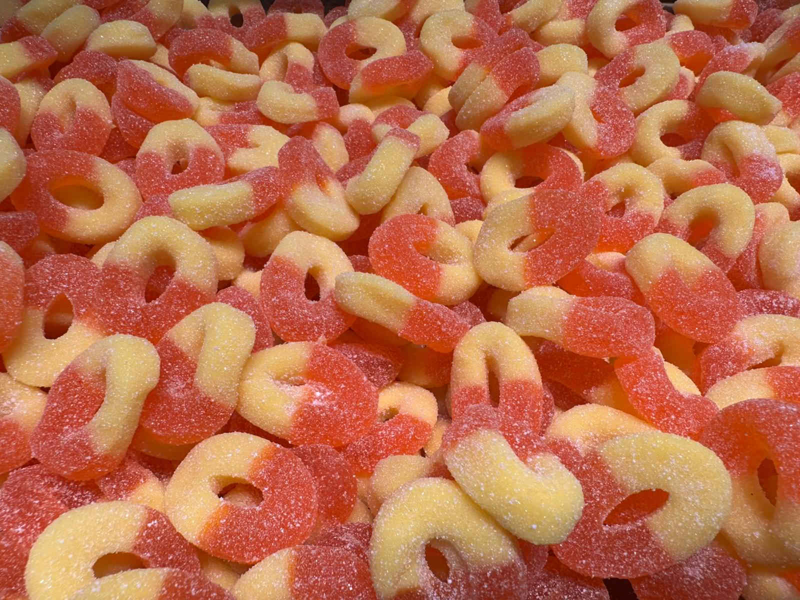 Gummy Peach Rings